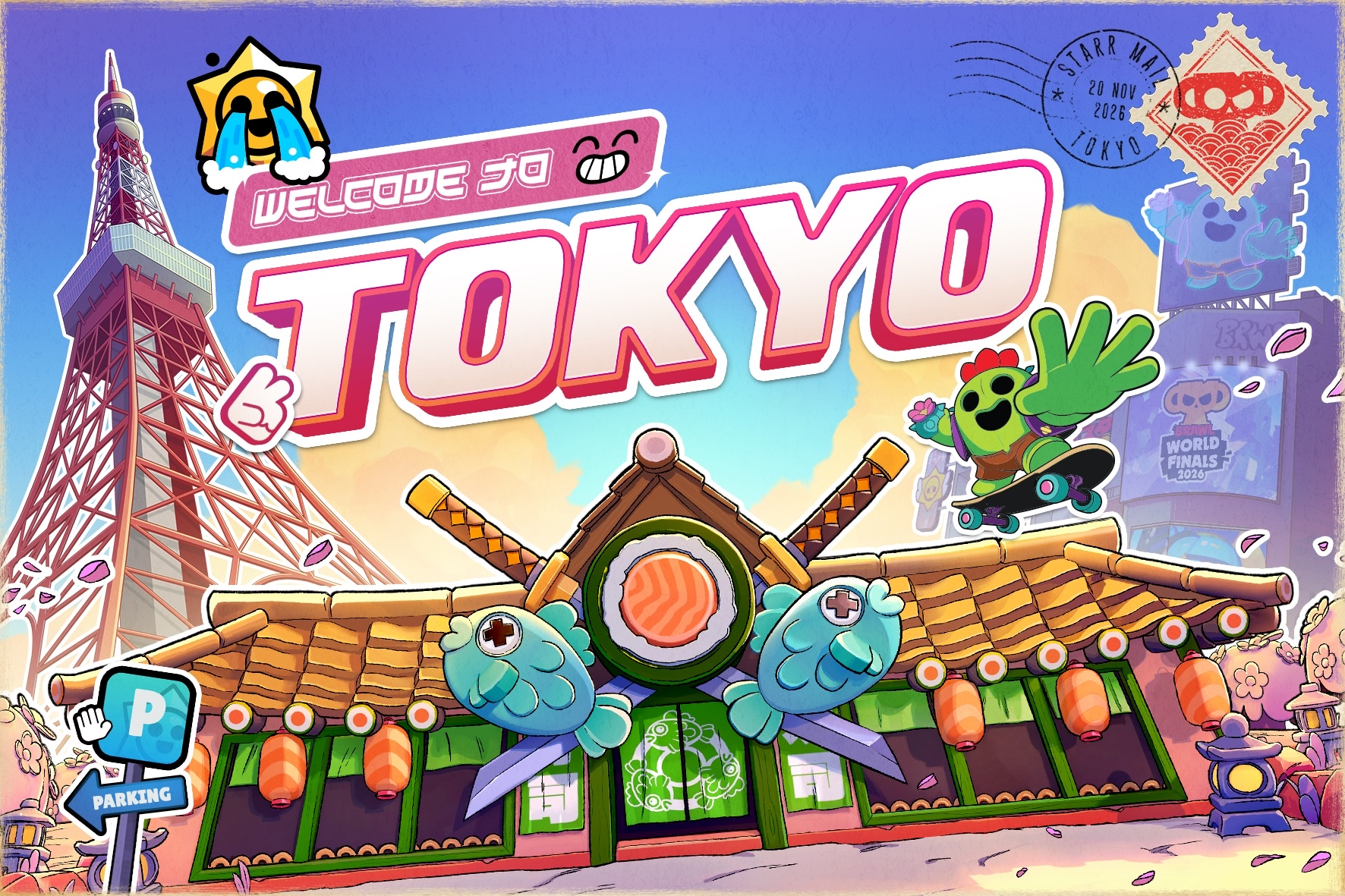 Brawl Stars World Finals 2026 Tokyo announcement art